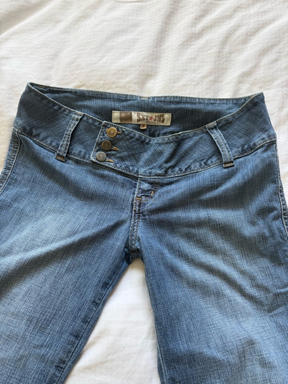 Low Rise Y2K Flared Jeans
